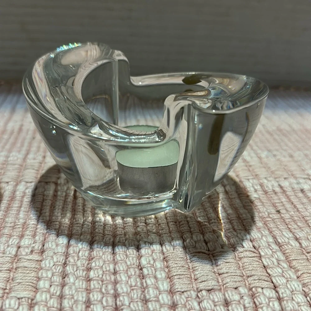 NWT Royal Gallery Collections - Pair of 2 Lead Crystal Votive Candle Holders